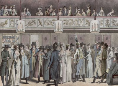 Foyer du Théâtre Montansier au Palais-Royal. Collection Hippolyte Destailleur (1822-1893) - Louis Binet