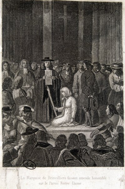 Affaire des Poisons : Madame de Brinvilliers (Marie Madeleine d