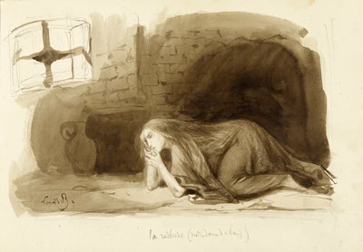 La Recluse. - Louis Boulanger