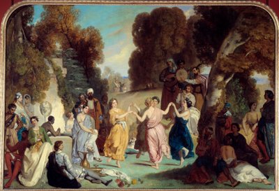 La danse des Muses - Louis Boulanger