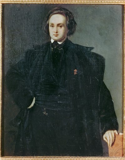 Le poète Victor Hugo jeune ... (peinture sur toile) - Louis Boulanger