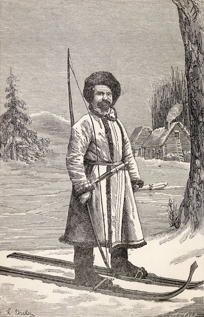 Un natif de Votiak, Russie, de 