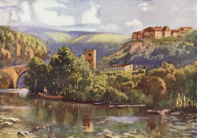Sur le fleuve Tage, Tolède - Louis Burleigh Bruhl