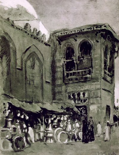 Marchand de cuivre, Le Caire, Égypte, 1928 - Louis Cabanes