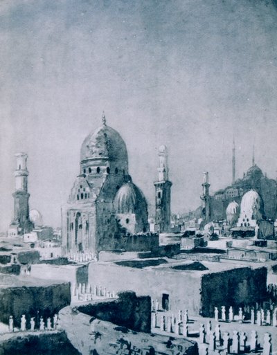 Les tombeaux des califes, Le Caire, Égypte, 1928 - Louis Cabanes