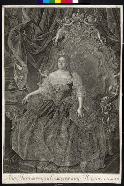 Impératrice de Russie Anne Ioannovna - Louis Caravaque
