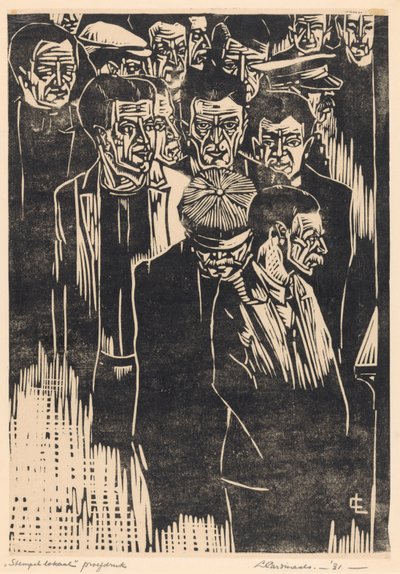 Bureau de vote - Louis Cardinaals (signed by artist)