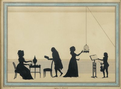 Famille Mozart, vers 1763 - Louis Carrogis dit Carmontelle