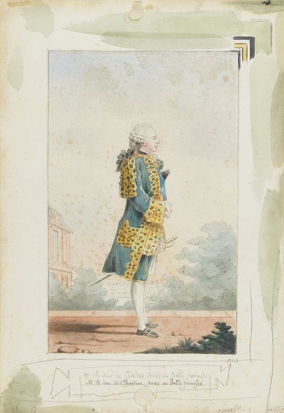 Louis Philippe II, duc de Chartres 1747-1793, 1760 - Louis Carrogis dit Carmontelle