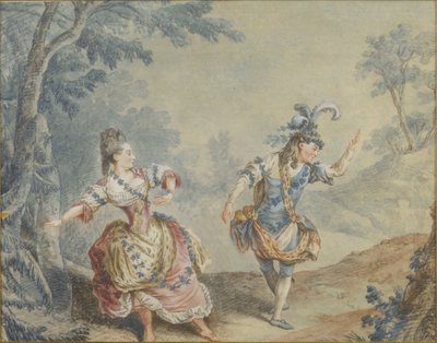 Marie Allard et Jean Dauberval dans l