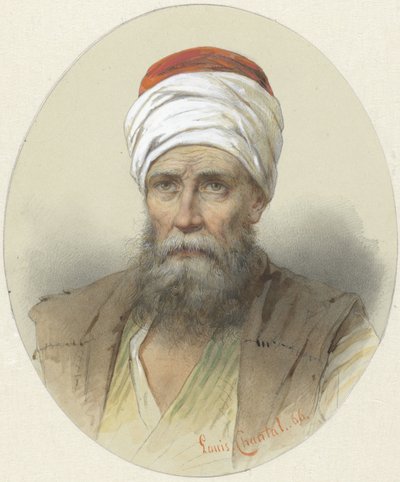 Homme avec turban - Louis Chantal
