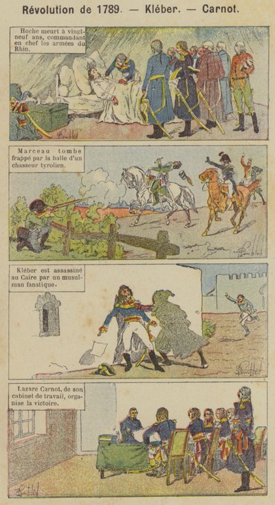 Révolution de 1789, Kléber, Carnot - Louis Charles (after) Bombled