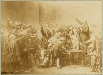 Le Serment du Jeu de Paume, 20 juin 1789 - Louis Charles Auguste (after) Couder