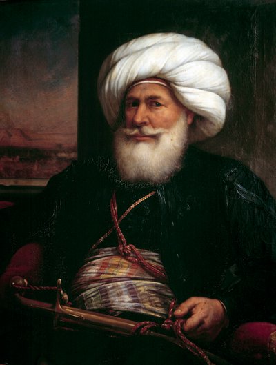 Portrait de Muhammad Ali Pasha - Louis Charles Auguste Couder