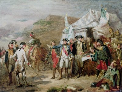 Esquisse pour la bataille de Yorktown, 1er au 17 octobre 1781, c.1836 - Louis Charles Auguste Couder