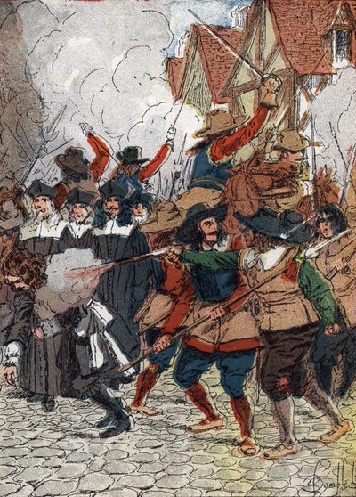 Fronde (1648-1653) : le jour des pailles le 4/07/1652, l