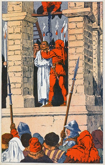 Pendaison par Enguerrand de Marigny - Louis Charles Bombled