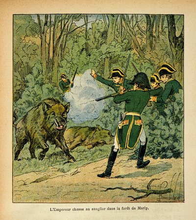 Illustration de Louis Bombled (1862-1927) du livre « Le Mémorial de Sainte-Hélène » du comte Emmanuel de Las Cases (1766-1842) : L