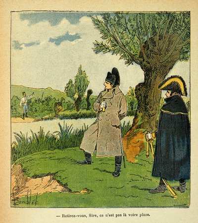 Illustration par Louis Bombled (1862-1927) du livre « Le Mémorial de Sainte-Hélène » du comte Emmanuel de Las Cases (1766-1842) : Sur l