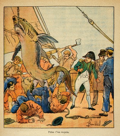 Illustration de Louis Bombled (1862-1927) du livre « Le Mémorial de Sainte-Hélène » du comte Emmanuel de Las Cases (1766-1842) : L