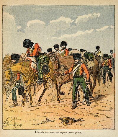 Illustration de Bombled Louis (1862-1927) du livre « Le Mémorial de Sainte-Hélène » par le comte Emmanuel de Las Cases (1766-1842) : L