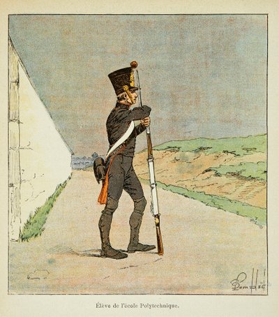 Illustration de Louis Bombled (1862-1927) du livre « Le Mémorial de Sainte-Hélène » du comte Emmanuel de Las Cases (1766-1842) : Élève de l