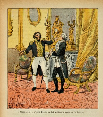 Talleyrand (1754-1838) face à Denis Decres (1761-1820), Collection privée - Louis Charles Bombled
