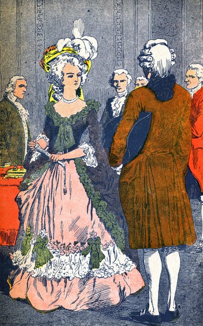 Marie Antoinette et Augeard - Louis Charles Bombled