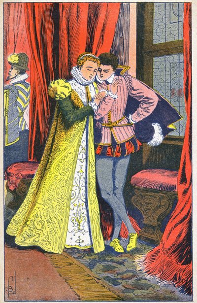 Marie Stuart et François II de France - Louis Charles Bombled