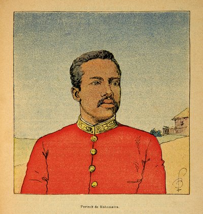 La Guerre à Madagascar : Portrait du prince Ramahatra - Louis Charles Bombled