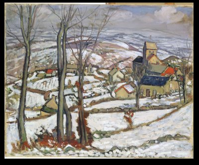 Village sous la neige, c.1910-11 - Louis Charlot