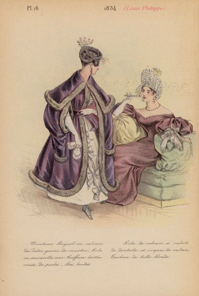 Mode française : 1834, Louis-Philippe - Louis Colas