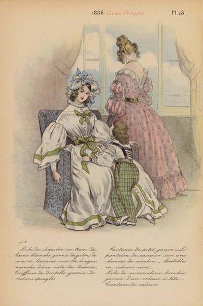 Mode française : 1836, Louis-Philippe - Louis Colas