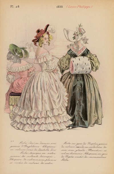 Mode française : 1838, Louis-Philippe - Louis Colas