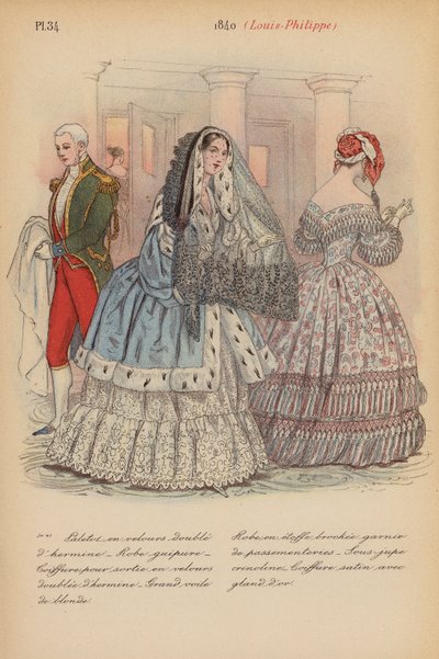 Mode française : 1840, Louis-Philippe - Louis Colas