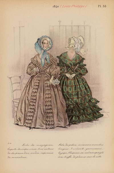 Mode française: 1840, Louis-Philippe - Louis Colas