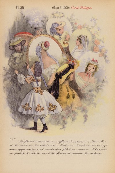 Mode française : 1840 à 1850, Louis-Philippe - Louis Colas