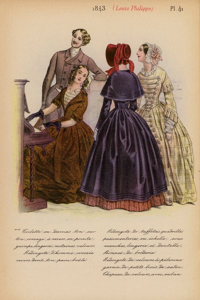 Mode française : 1843, Louis-Philippe - Louis Colas