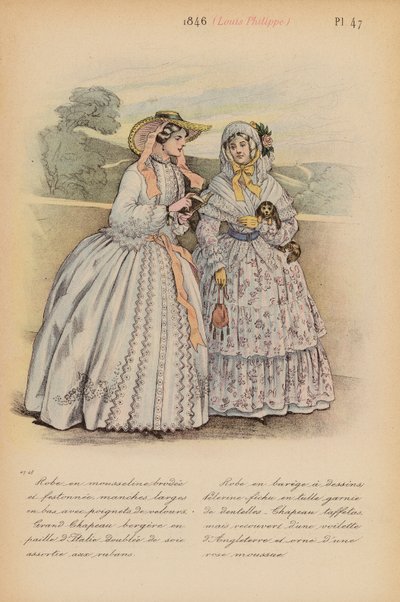 Mode française : 1846, Louis-Philippe - Louis Colas