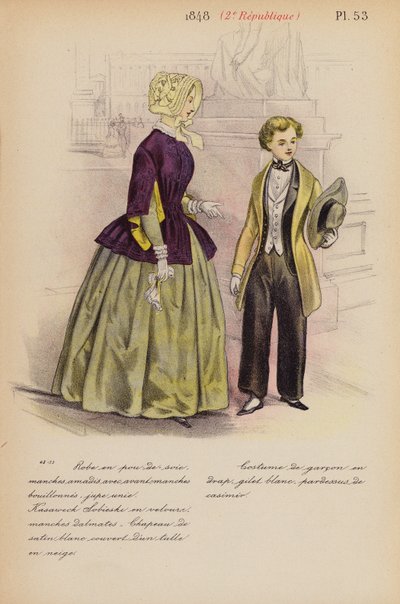 Mode française : 1848, 2e République - Louis Colas