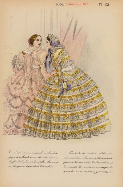 Mode française : 1854, Napoléon III - Louis Colas