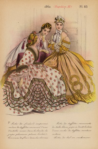 Mode française : 1862, Napoléon III - Louis Colas