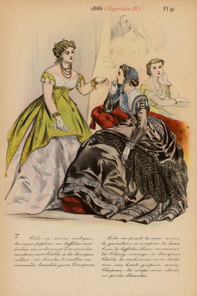 Mode française : 1866, Napoléon III - Louis Colas