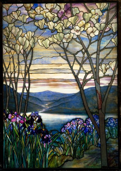 Magnolias et iris, vers 1908 - Louis Comfort Tiffany
