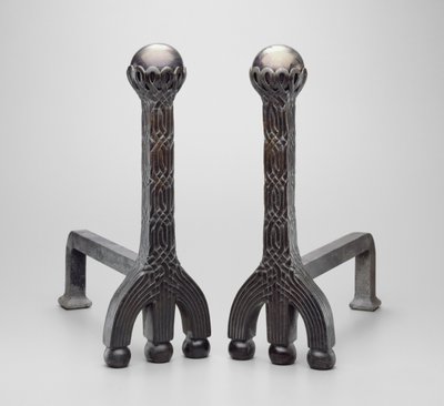 Paire de Chenets, vers 1892/1902 - Louis Comfort Tiffany
