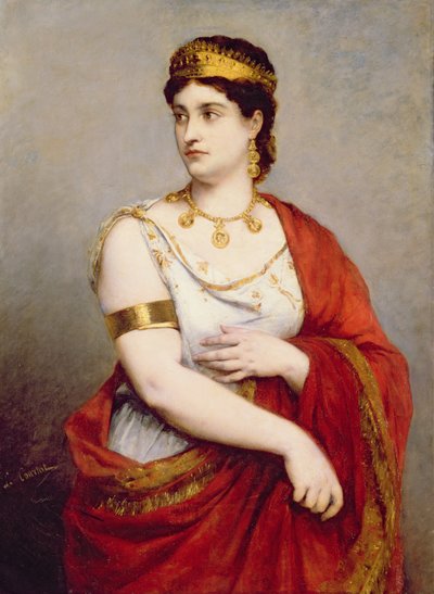 Portrait de Mademoiselle George (1787-1867) - Louis Courtat