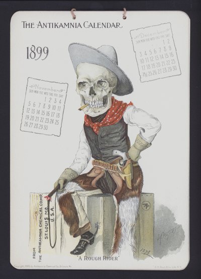 Illustration pour le calendrier Antikamnia, 1899 - Louis Crucius or Crusuius