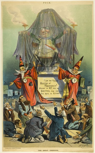 Le grand inconnu, de Puck - Louis Dalrymple