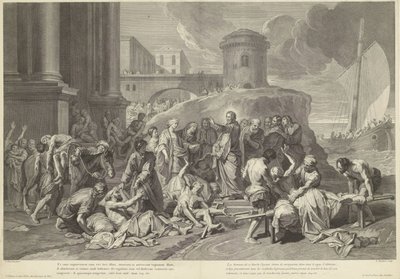 Christ guérissant les malades - Louis Desplaces