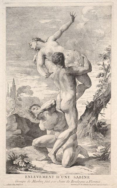 Enlèvement des Sabines, 1700s - Louis Desplaces